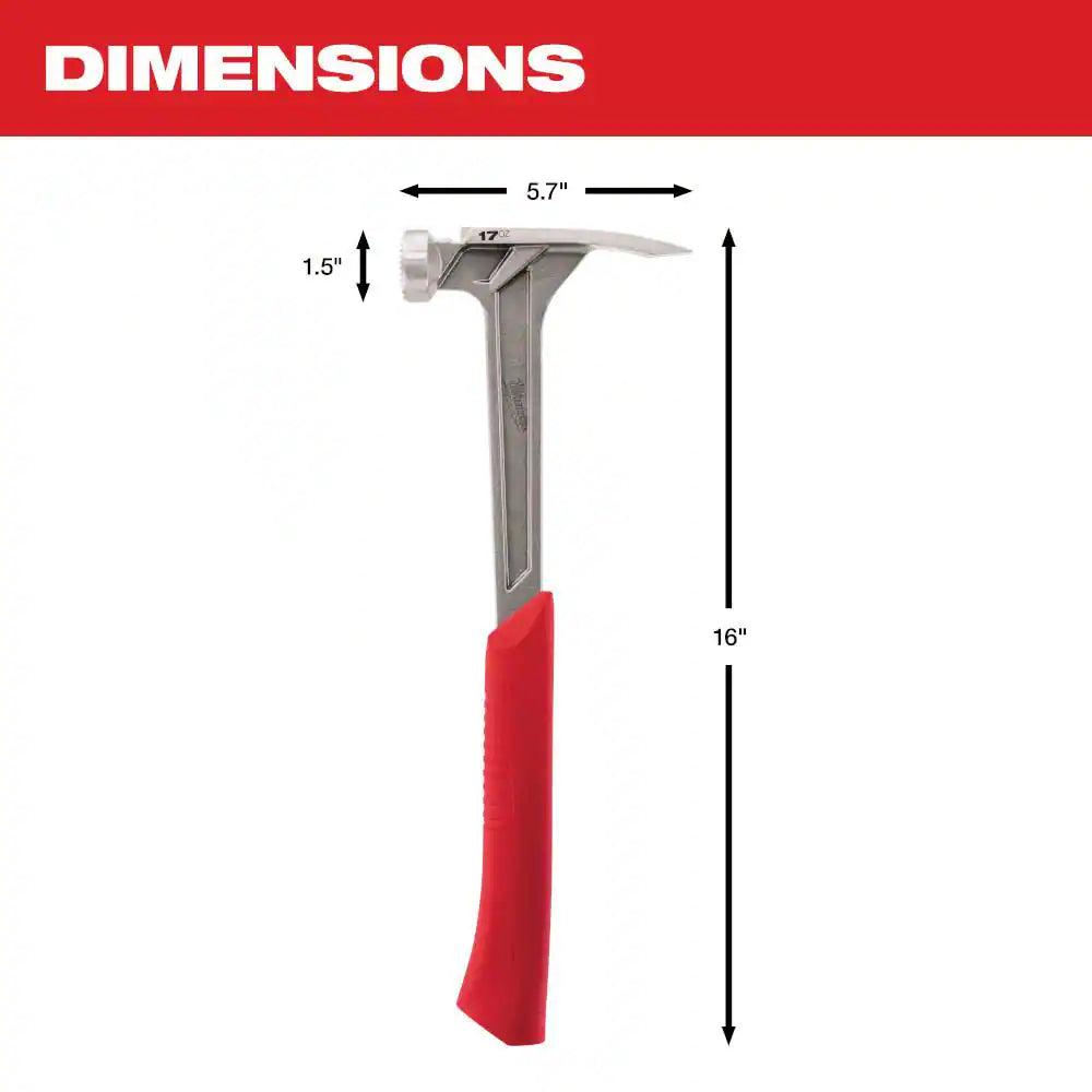 17 Oz. Milled Face Framing Hammer