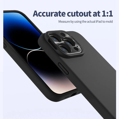 NILLKIN for iPhone 14 Pro Max/14 Pro Lens Wing Magnetic Case Invisible phone holder bracket anti fall Liquid silicone cover